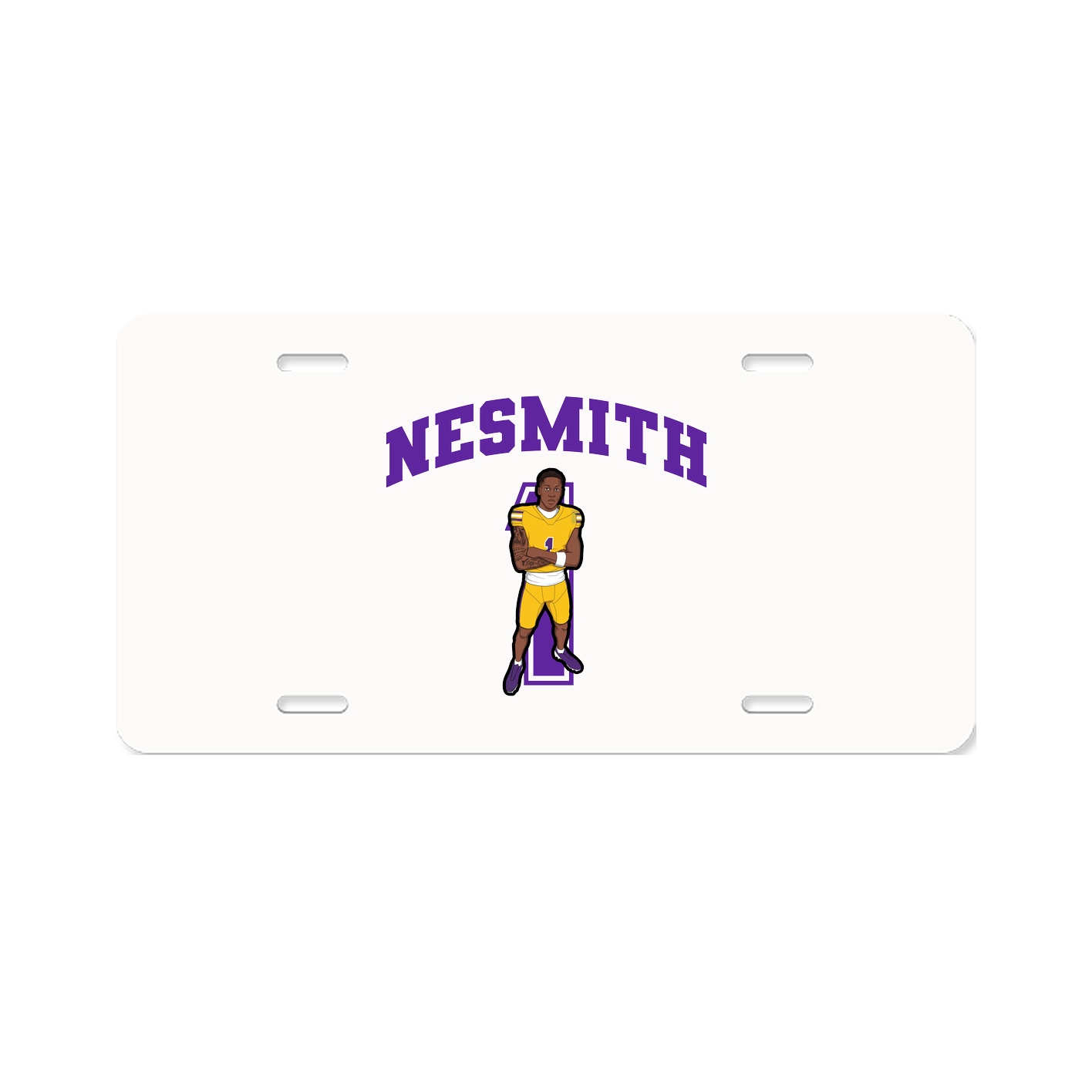 License Plate — Number in Classic