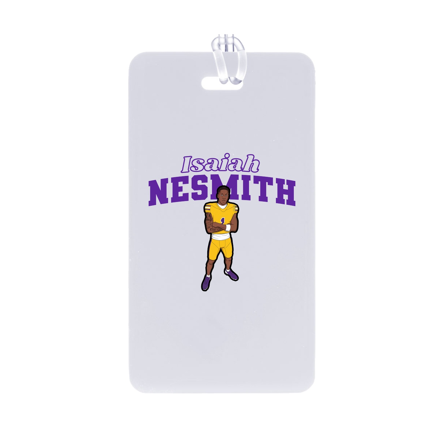 Bag Tag — Name Arch in Classic