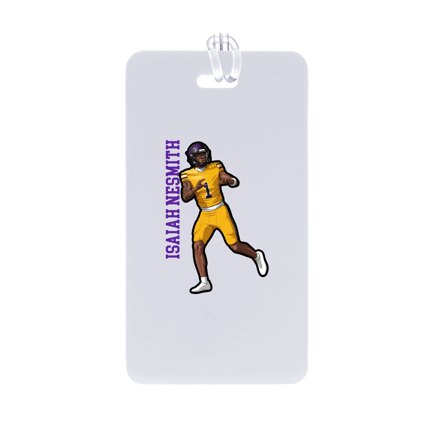 Bag Tag — Name Vertical in Classic