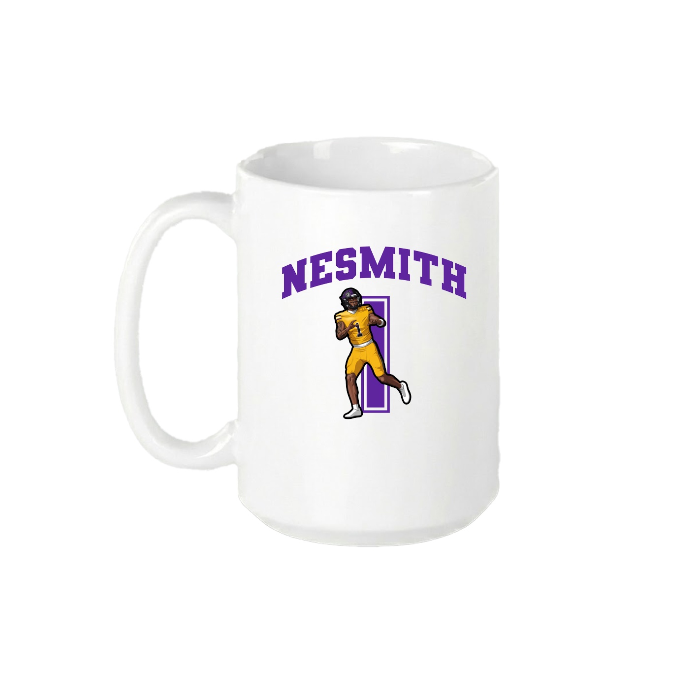 15oz Coffee Mug — Number in White