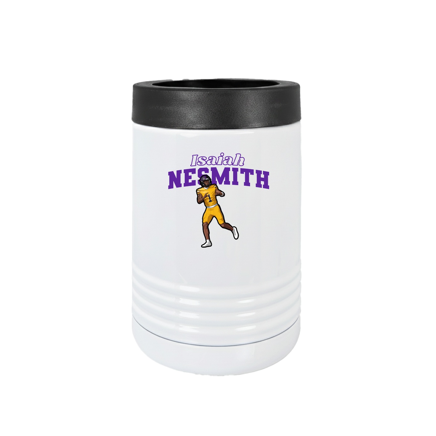 Beverage Holder — Name Arch in White