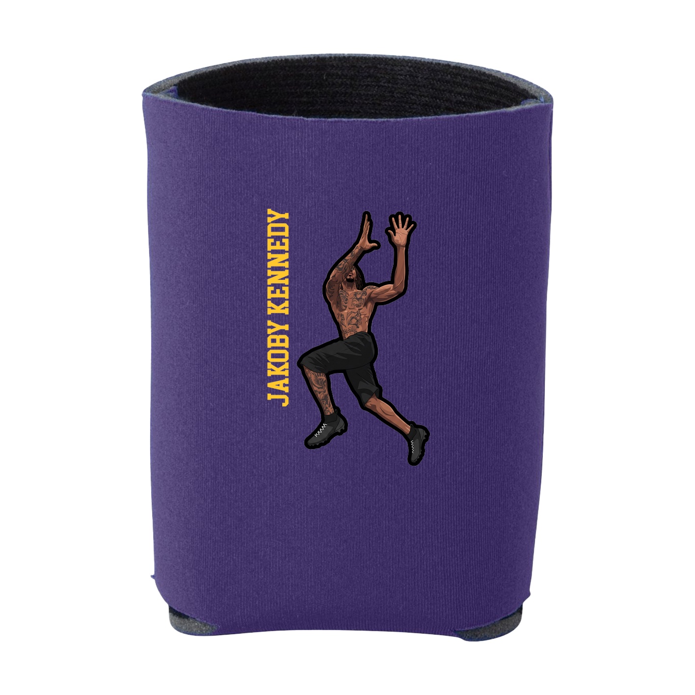 Can Holder — Name Vertical in Purple