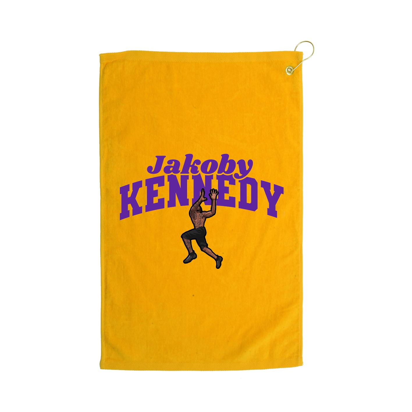 Golf Towel — Signature Arch in Gold