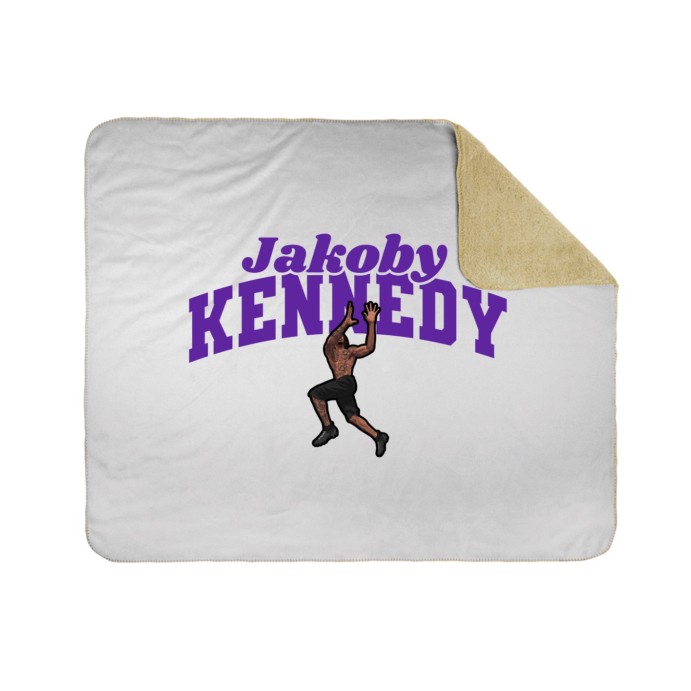 Throw Blanket — Signature Arch in White