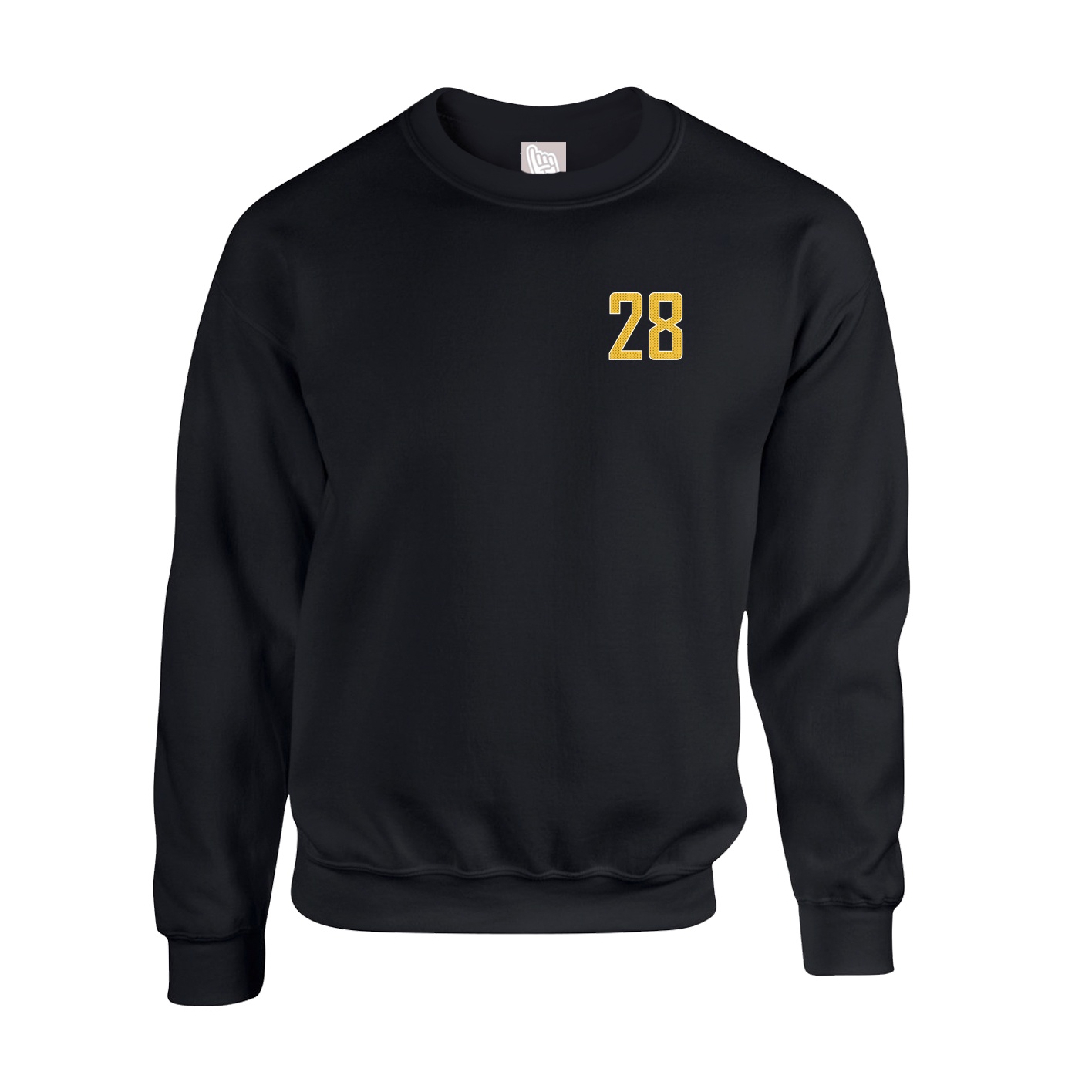 Fleece Crew — Front Shirsy in Black