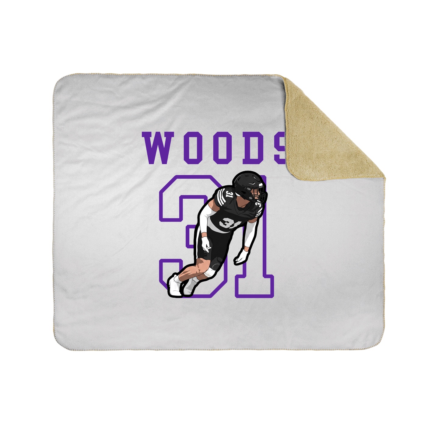 Throw Blanket — Shirsey in White