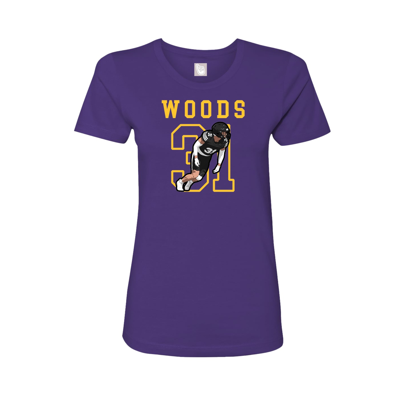 Fitted Women's Tee — Shirsey in Purple