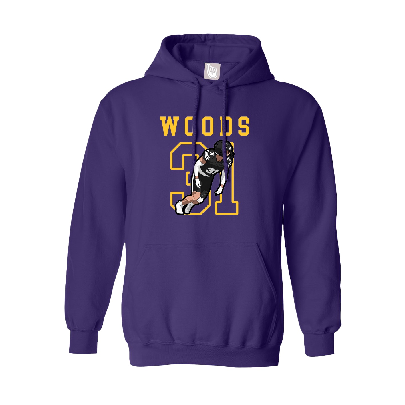Hoodie — Shirsey in Purple