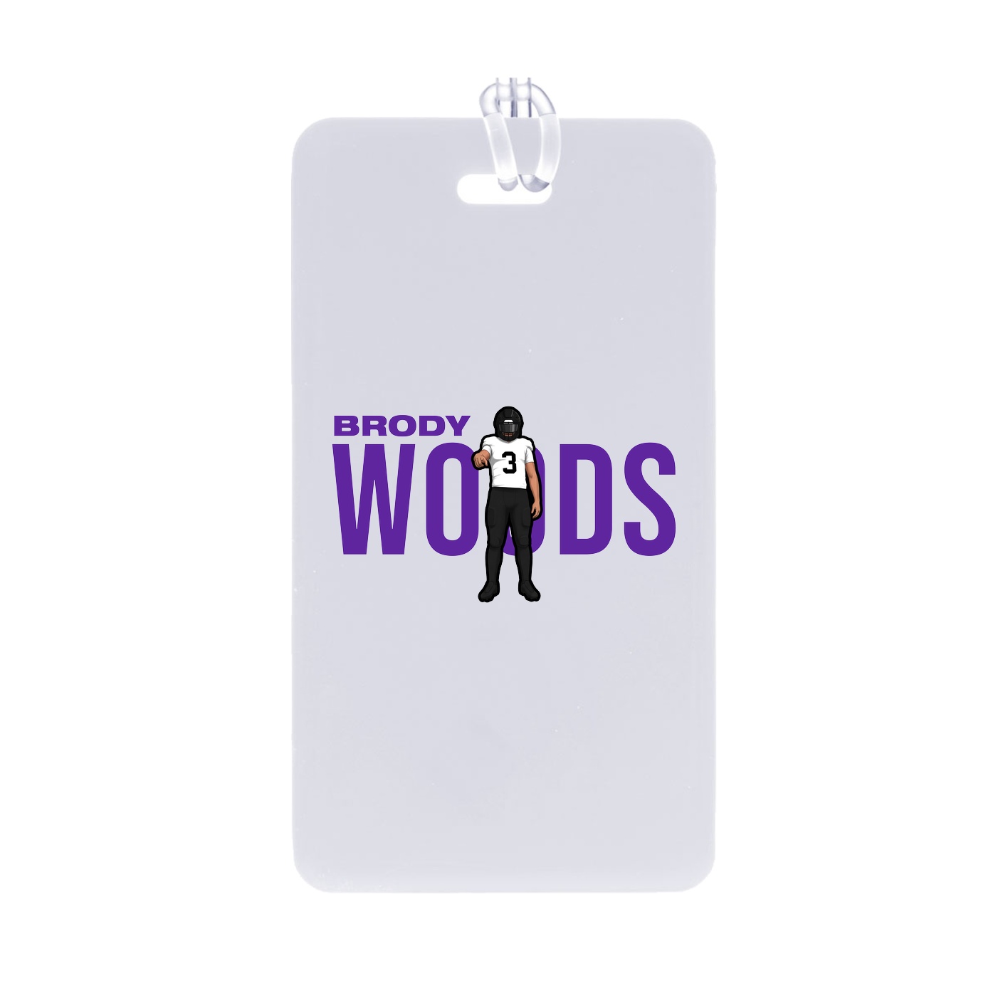 Bag Tag — Player Name in Classic