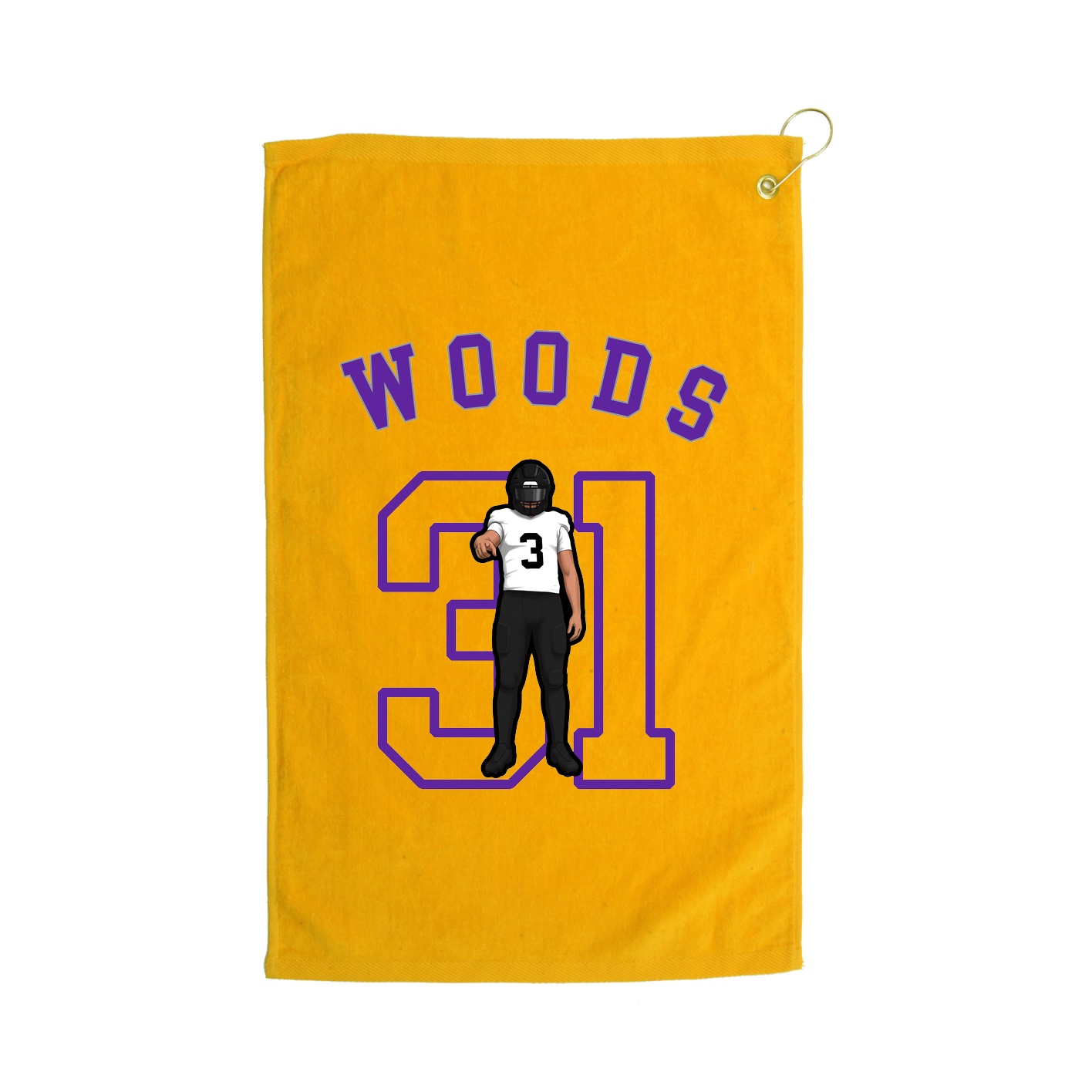 Golf Towel — Shirsey Arch in Gold