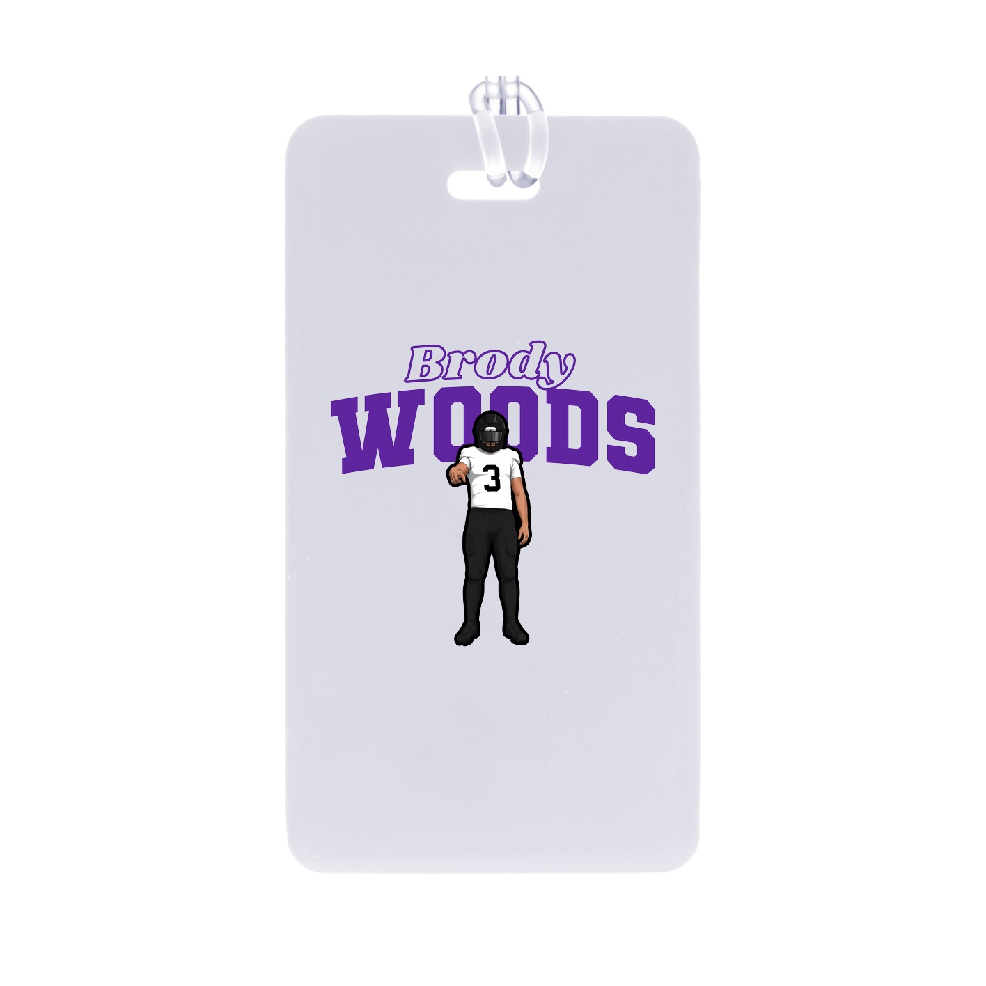 Bag Tag — Name Arch in Classic