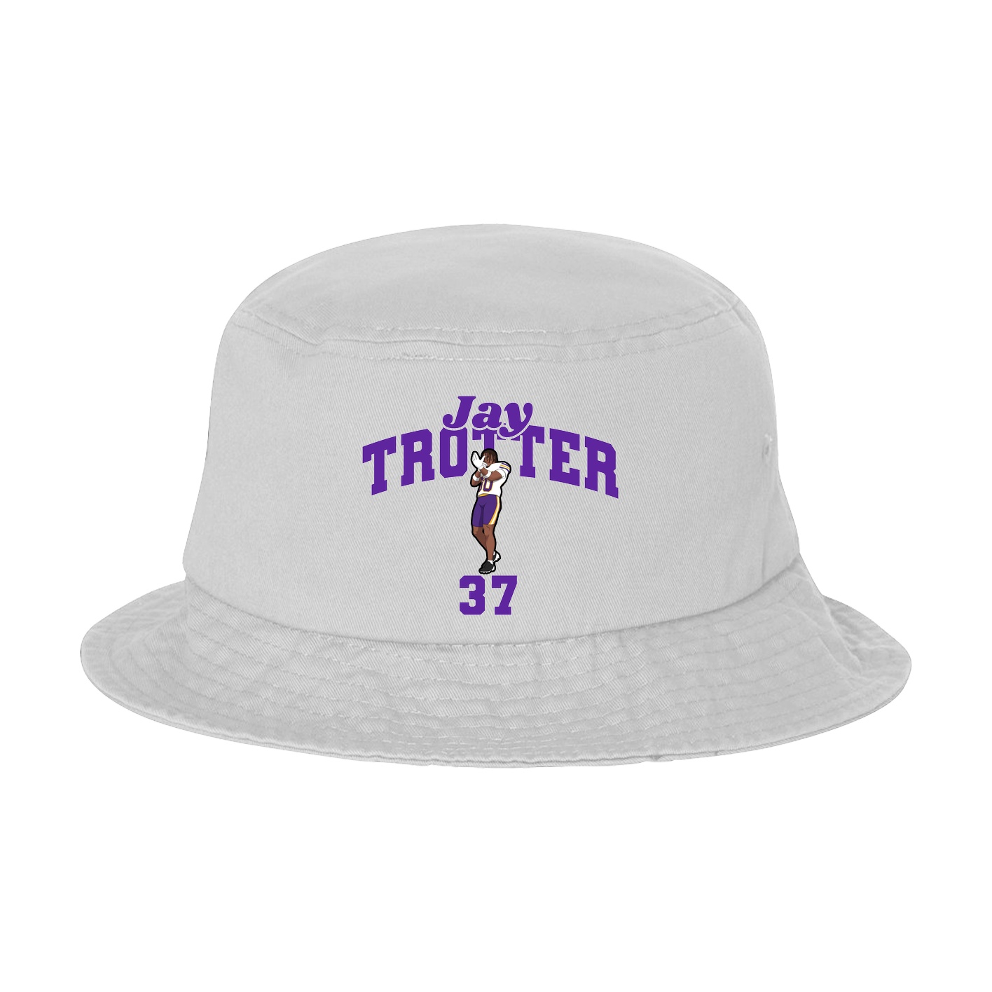 Bucket Cap — Signature Arch in White