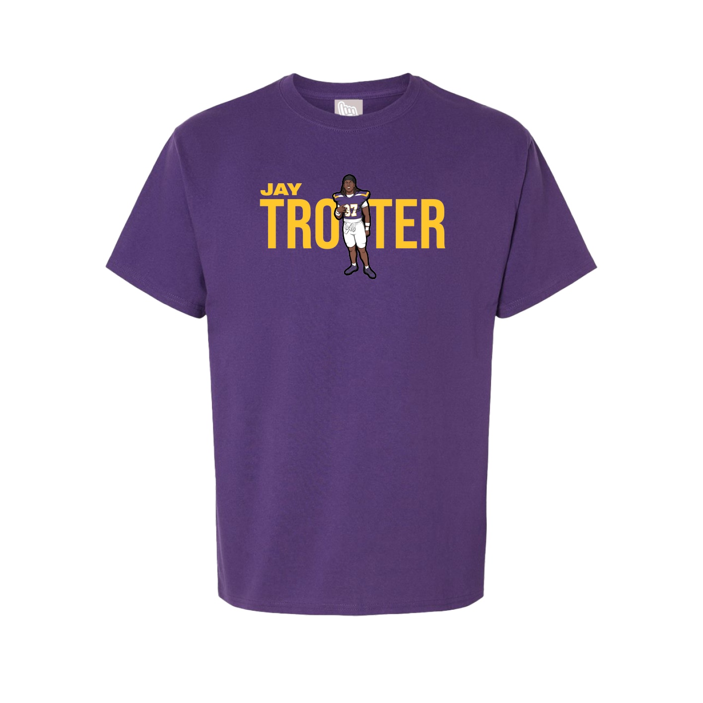 Youth Tee — Player Name in Purple