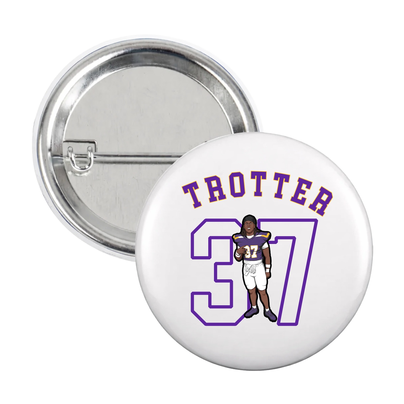Game Day Button — Shirsey Arch in White