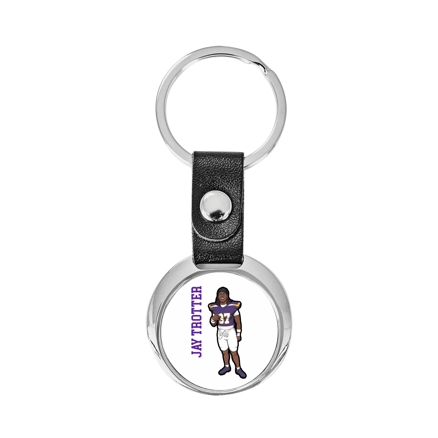 Key Chain — Name Vertical in Classic