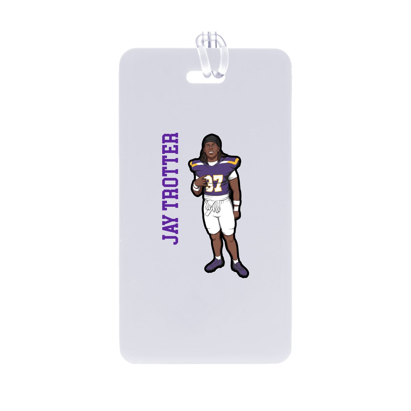 Bag Tag — Name Vertical in Classic