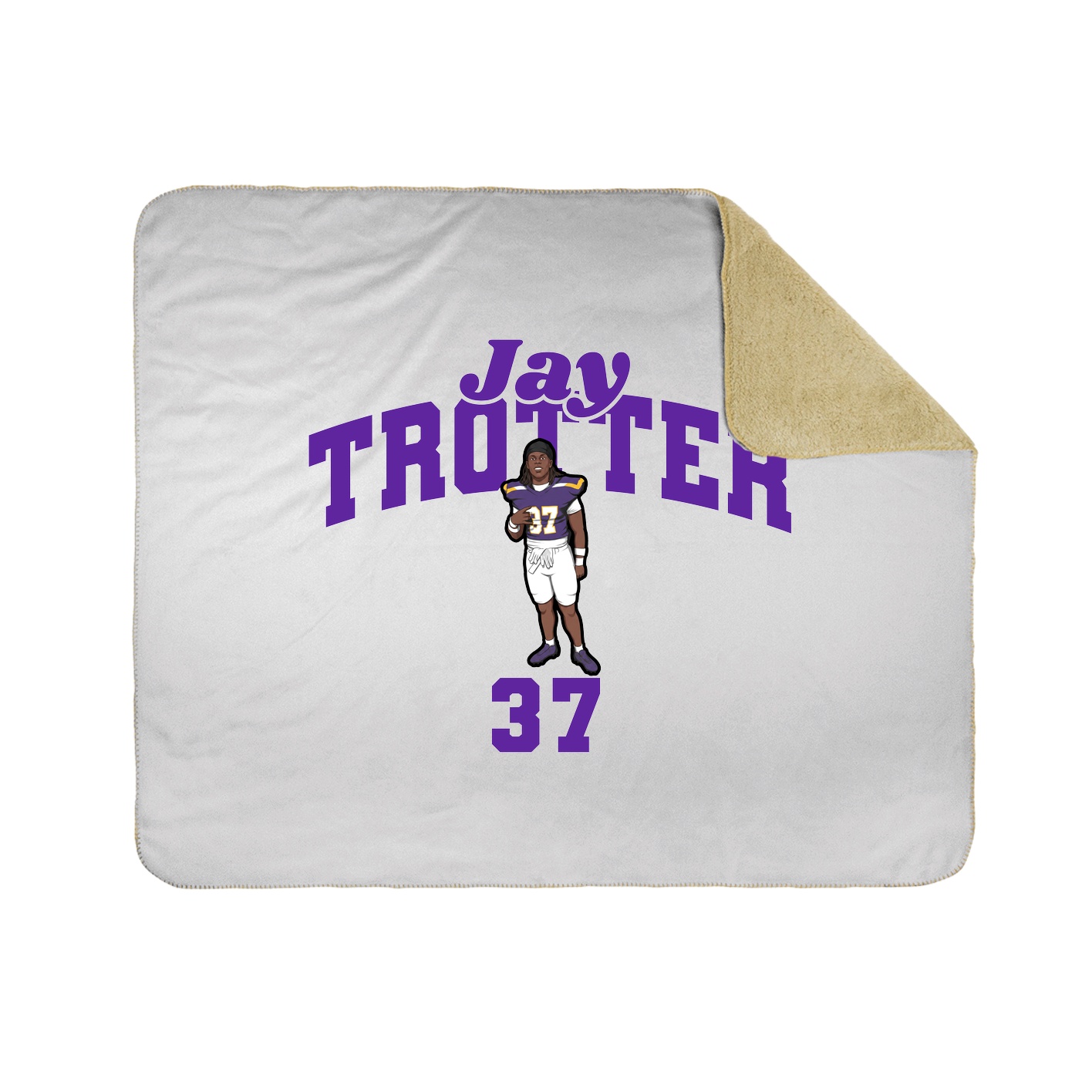 Throw Blanket — Signature Arch in White