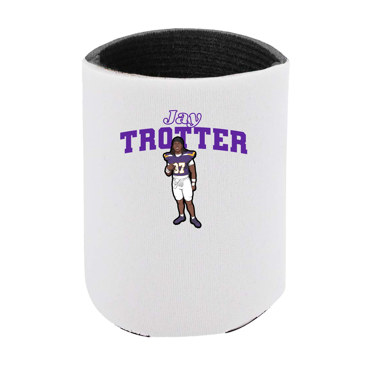 Can Holder — Name Arch in White