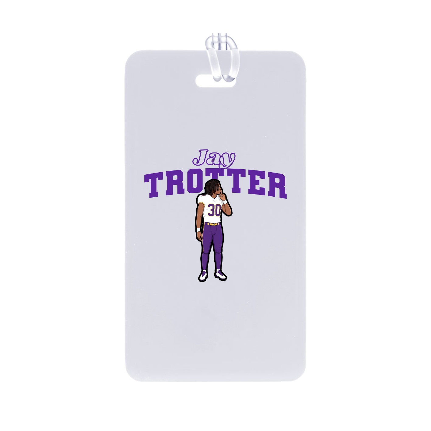 Bag Tag — Name Arch in Classic
