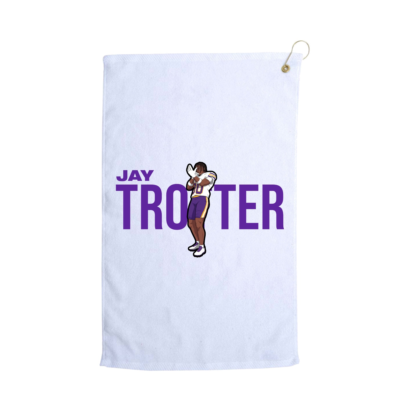 Golf Towel — Player Name in White