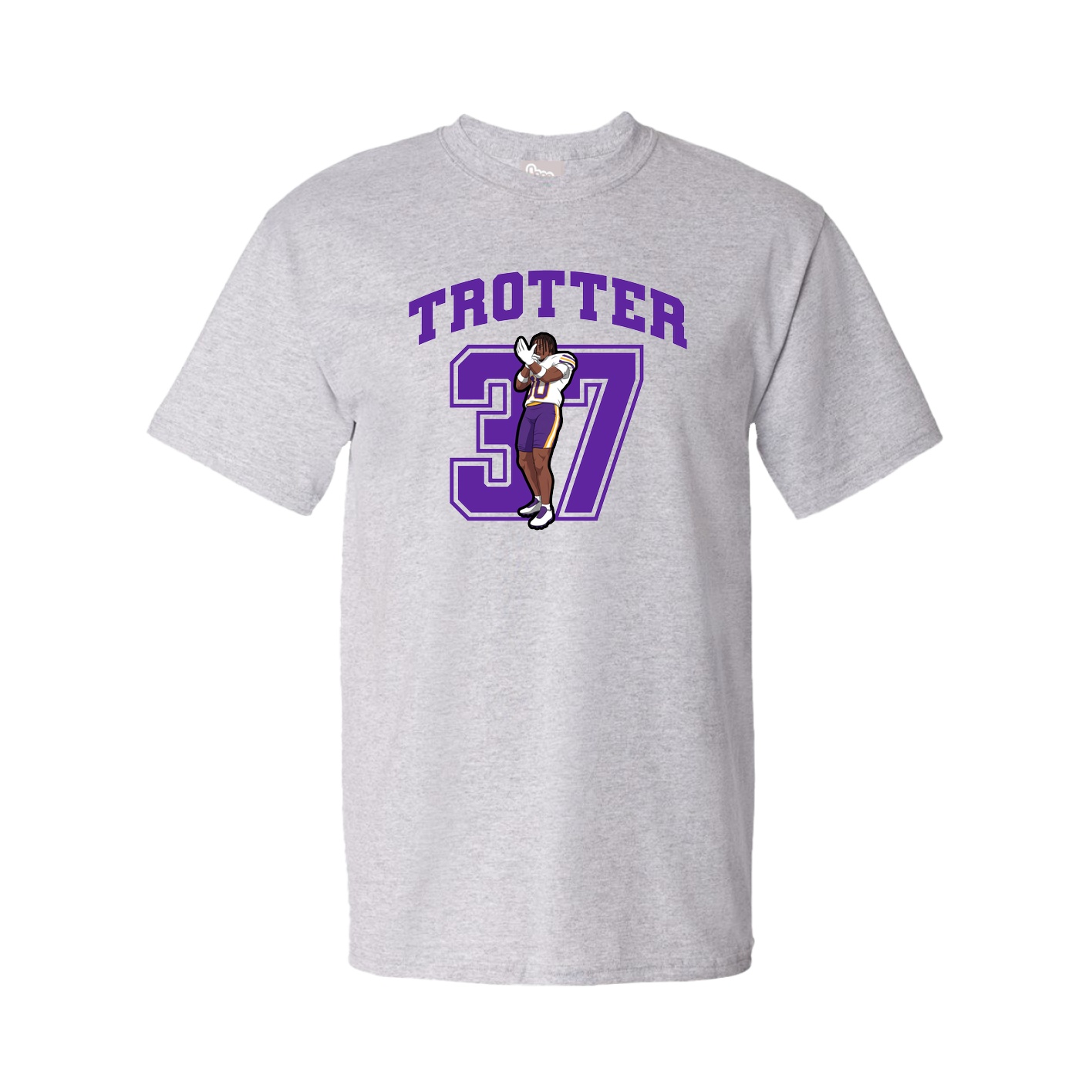 Youth Tee — Number in Grey