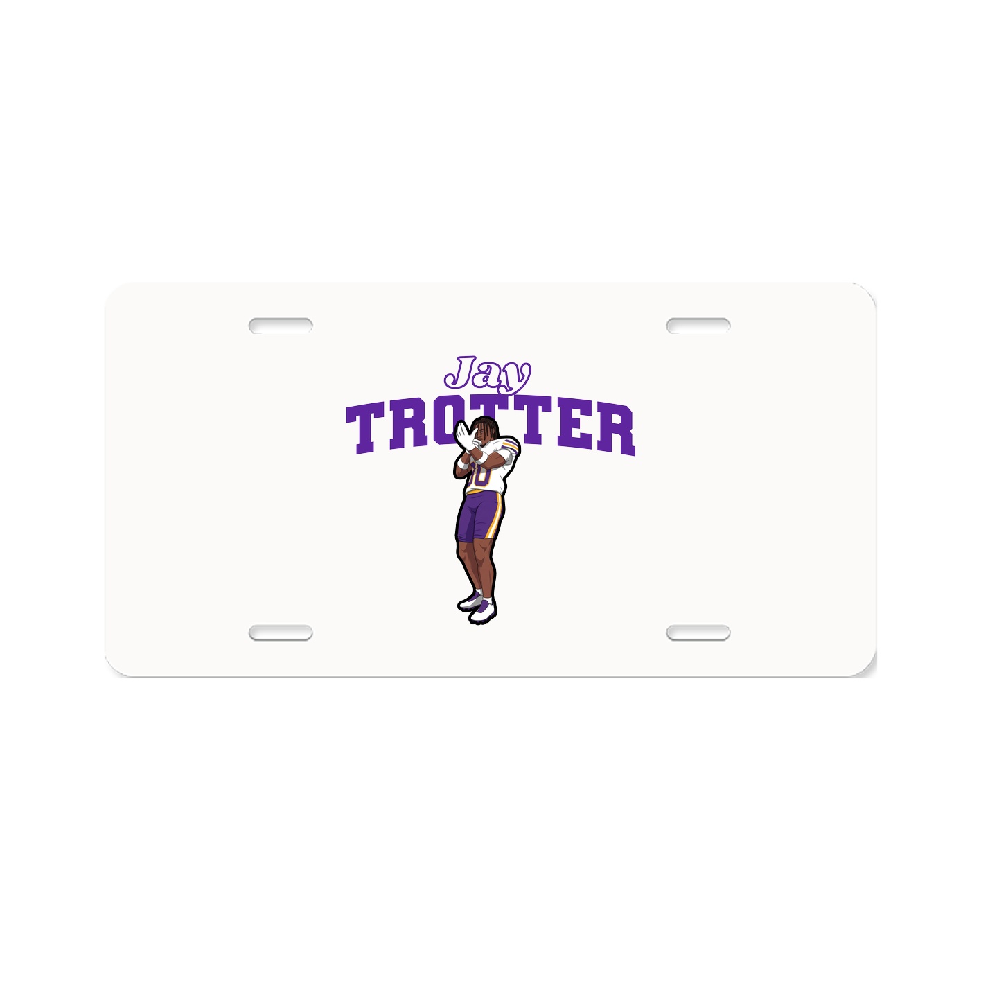 License Plate — Name Arch in Classic