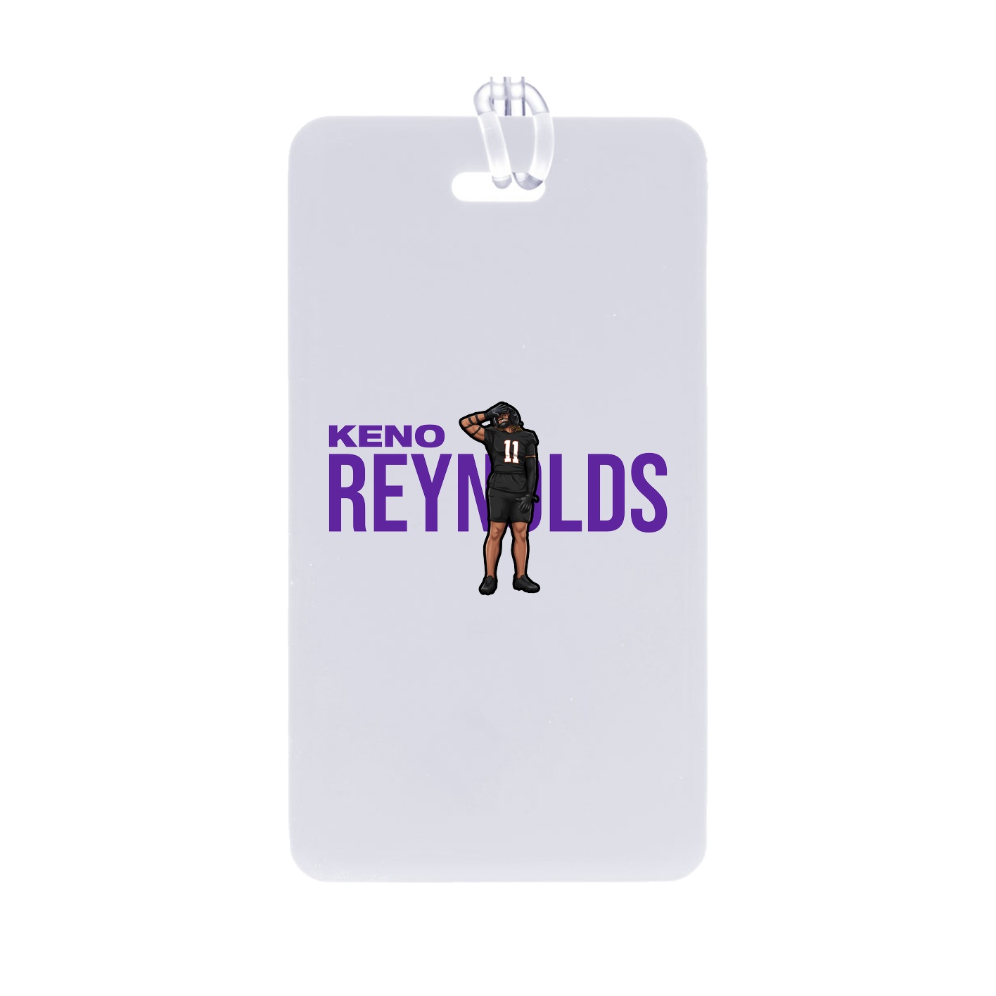 Bag Tag — Player Name in Classic