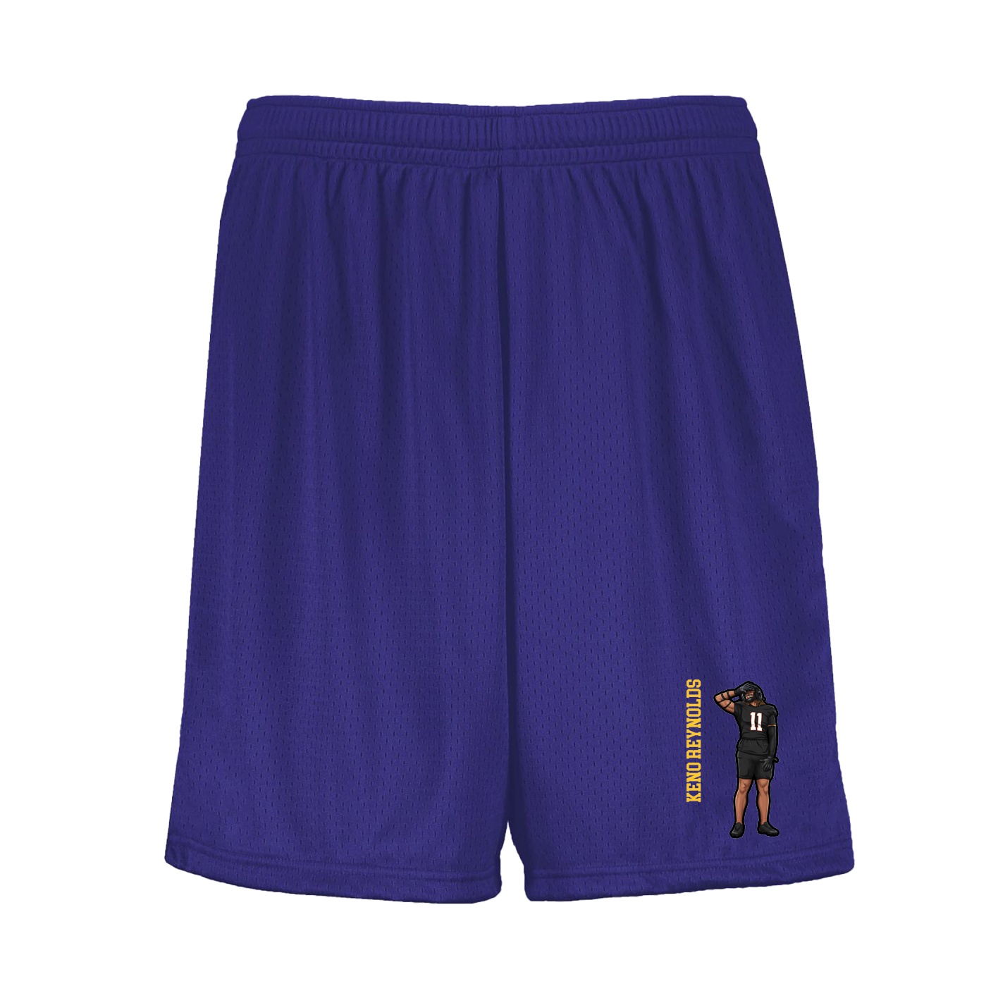 Shorts — Name Vertical in Purple