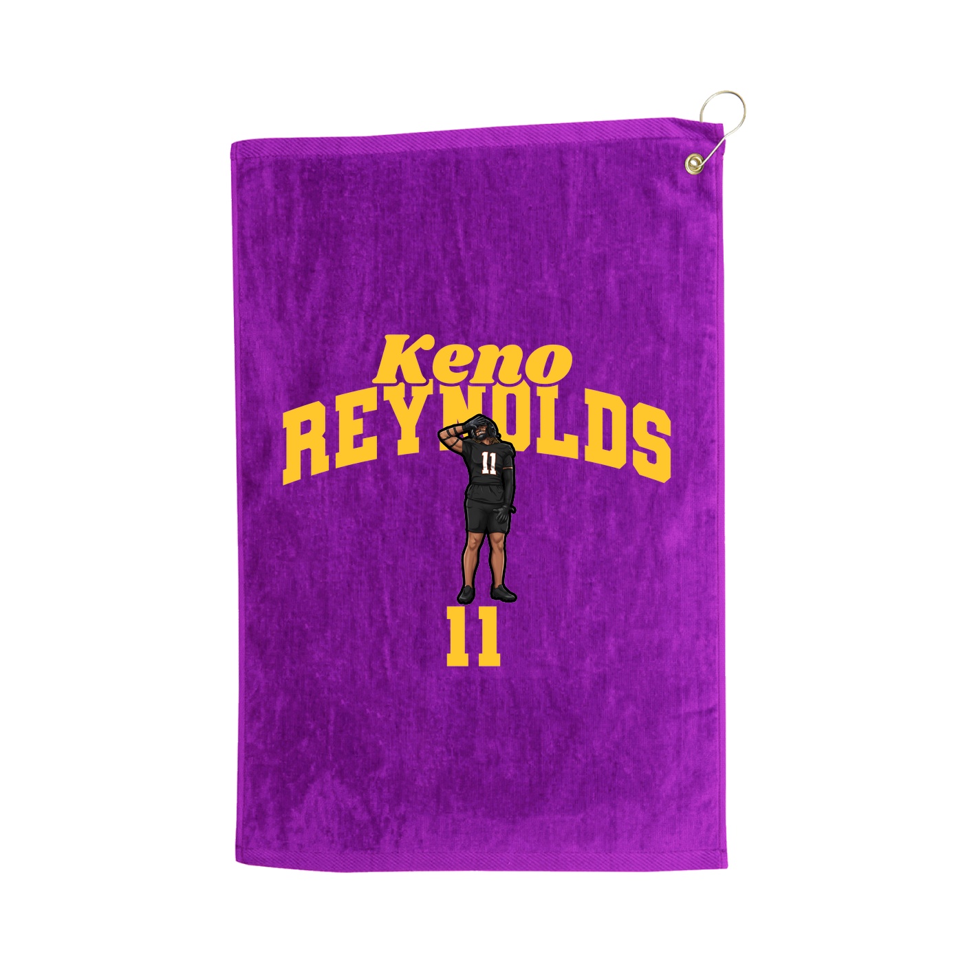 Golf Towel — Signature Arch in Purple