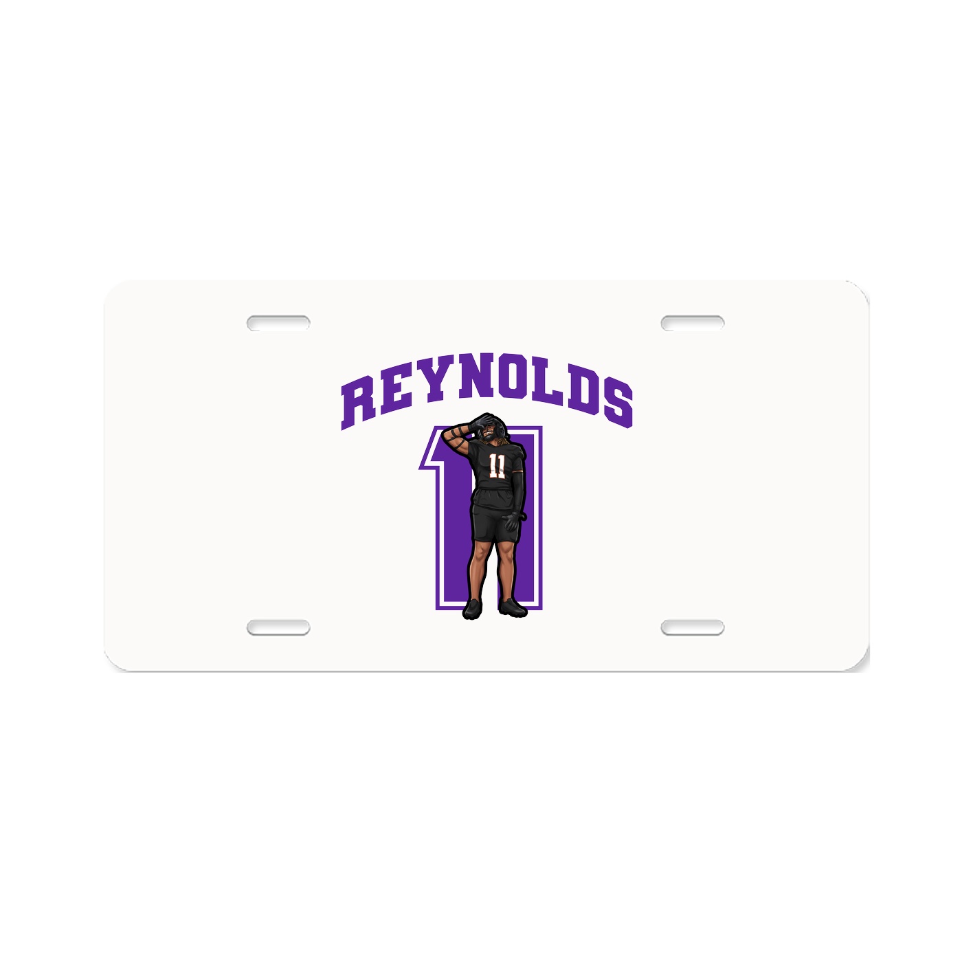 License Plate — Number in Classic