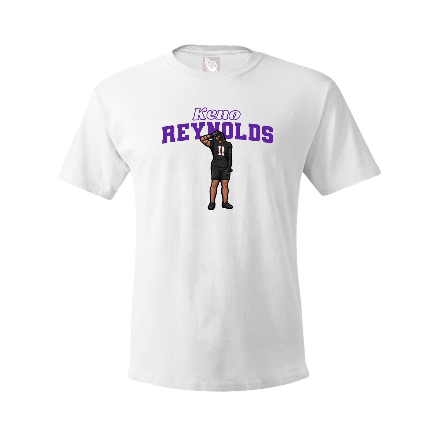 Tee — Name Arch in White