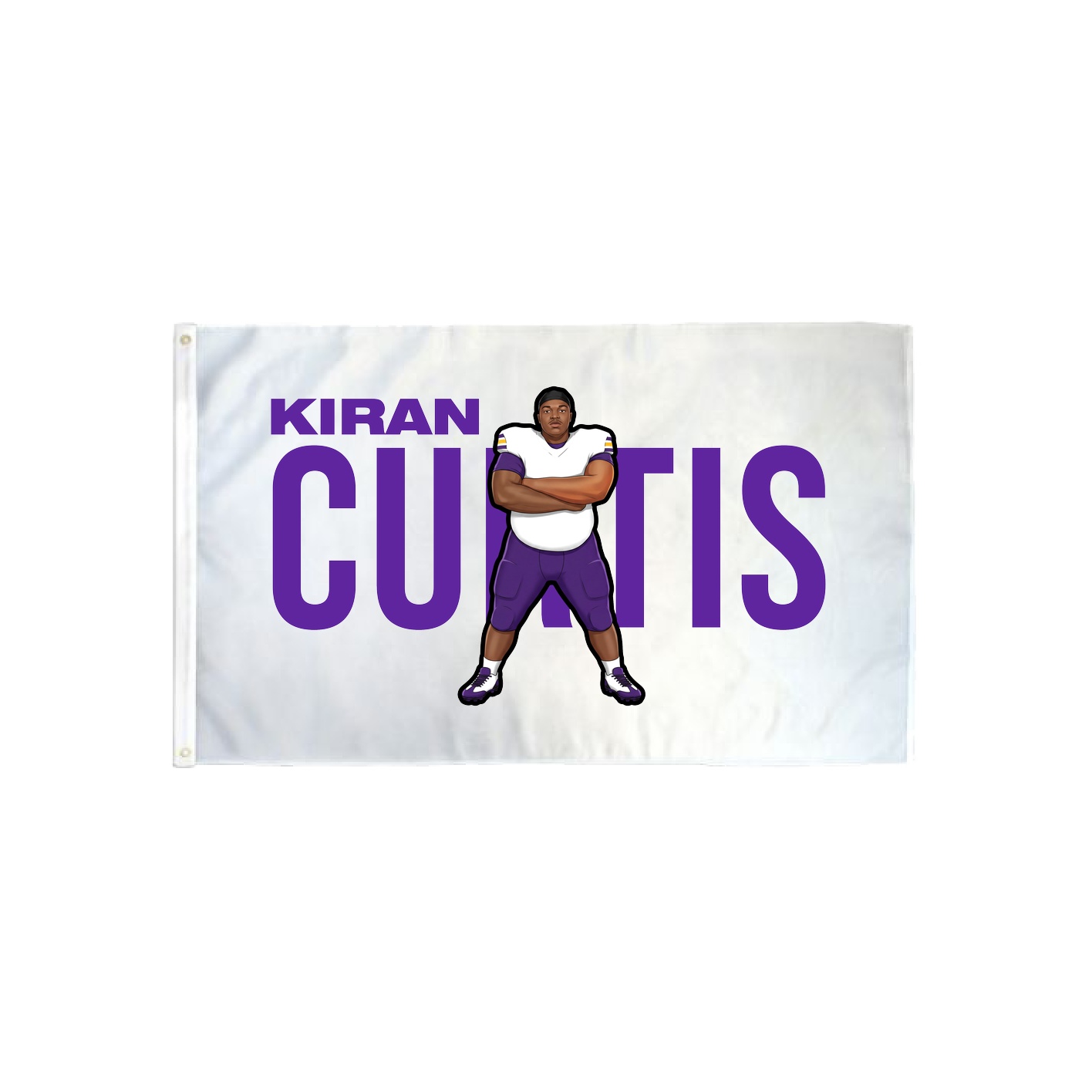 3x5 Flag — Player Name in Classic