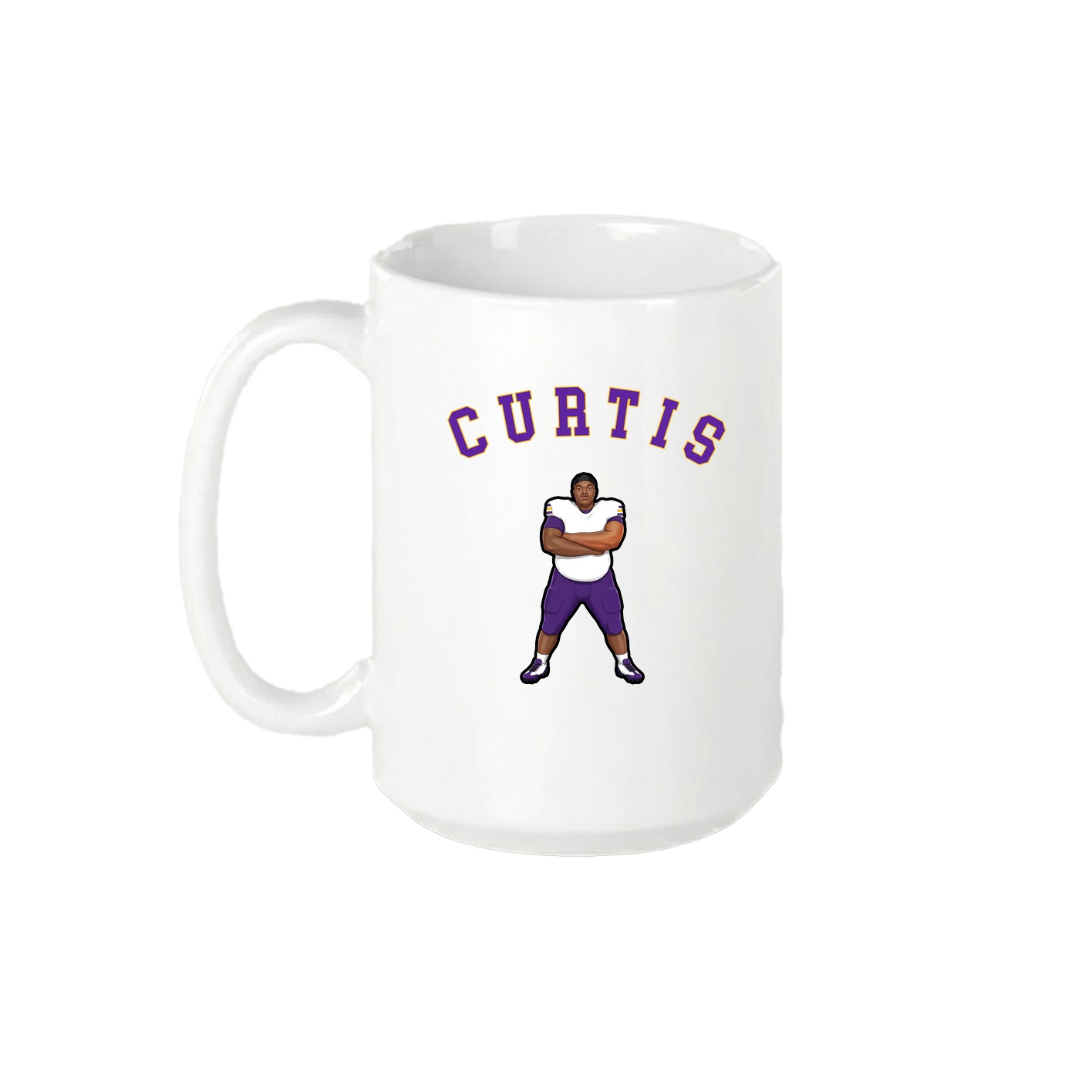 15oz Coffee Mug — Shirsey Arch in White