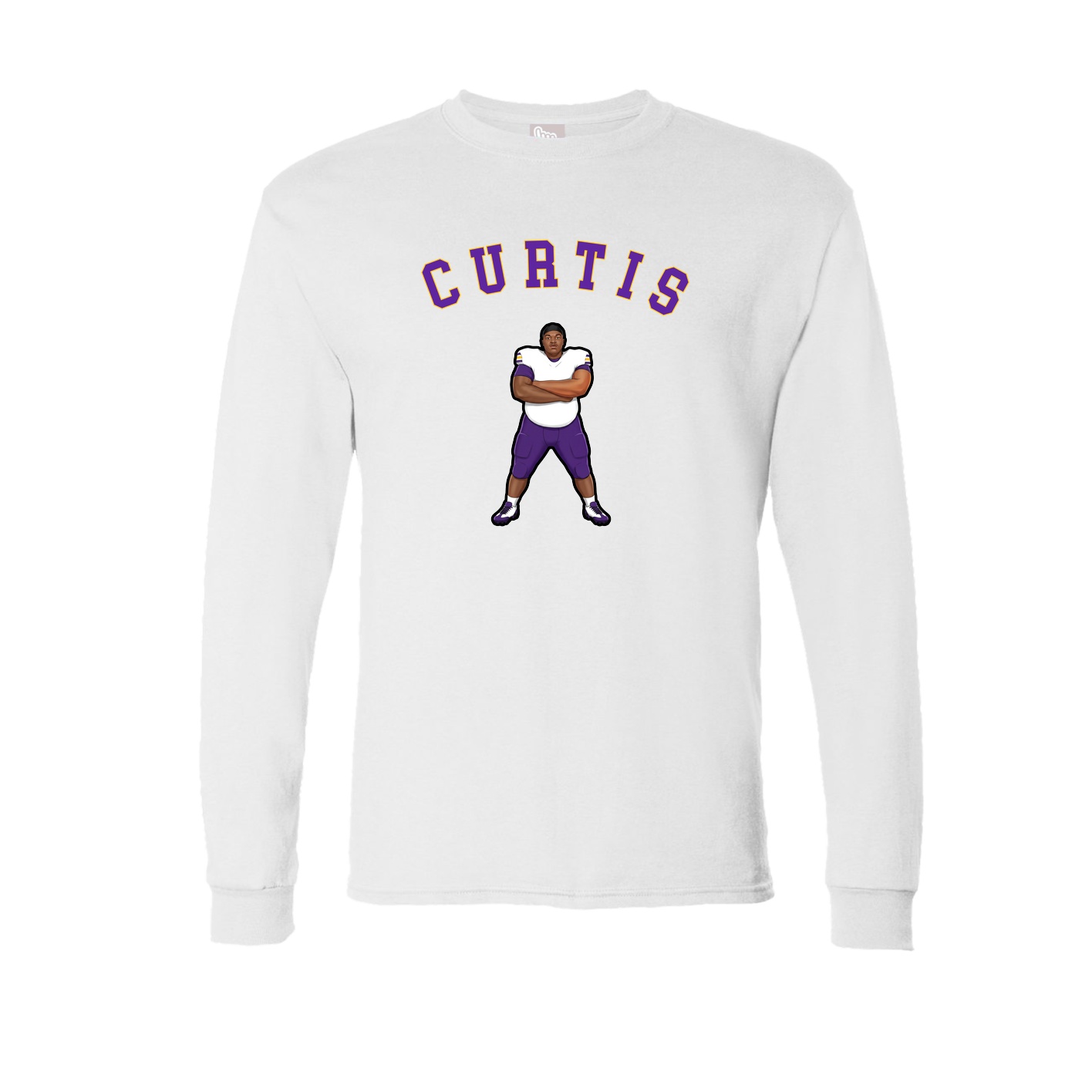 Long Sleeve Tee — Shirsey Arch in White