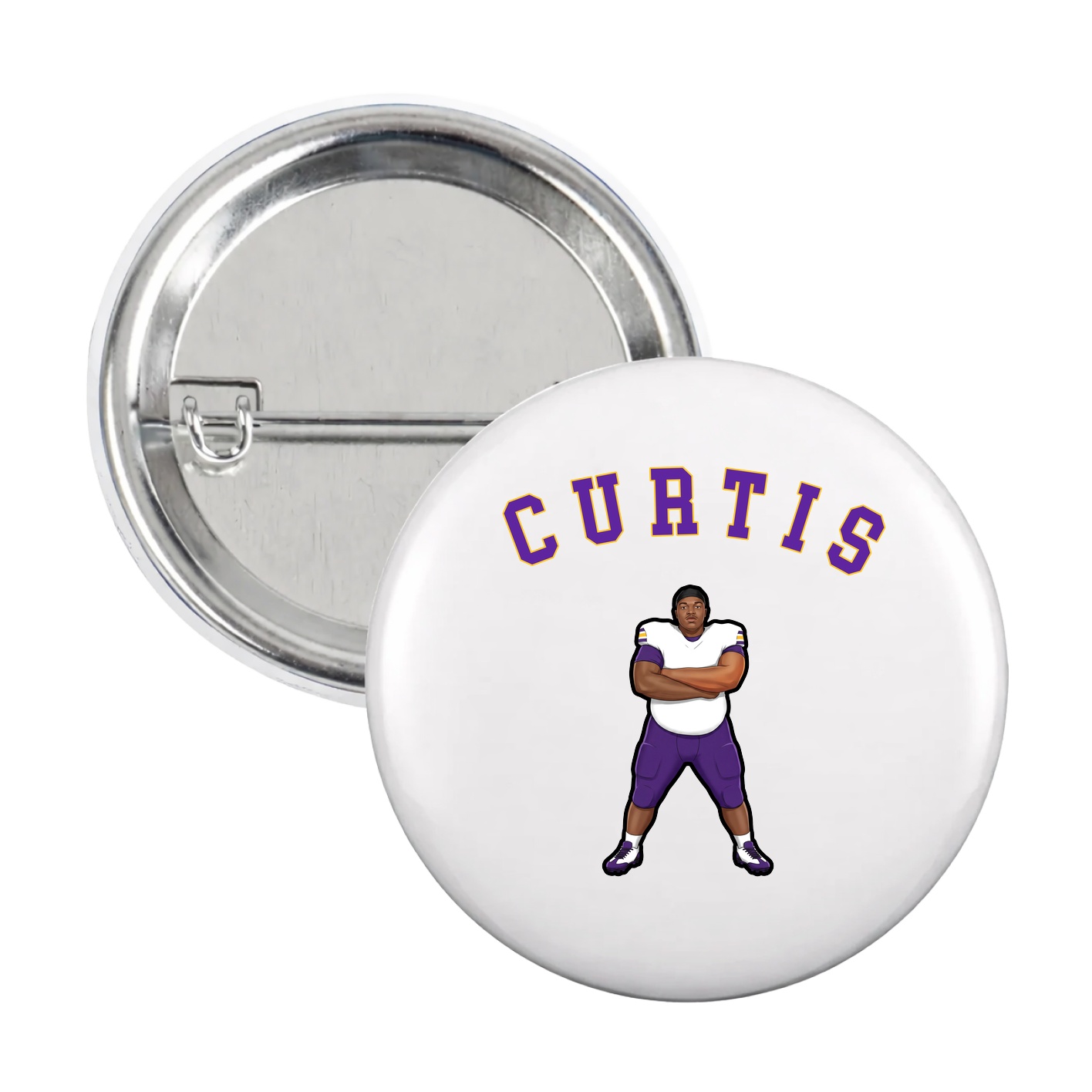 Game Day Button — Shirsey Arch in White