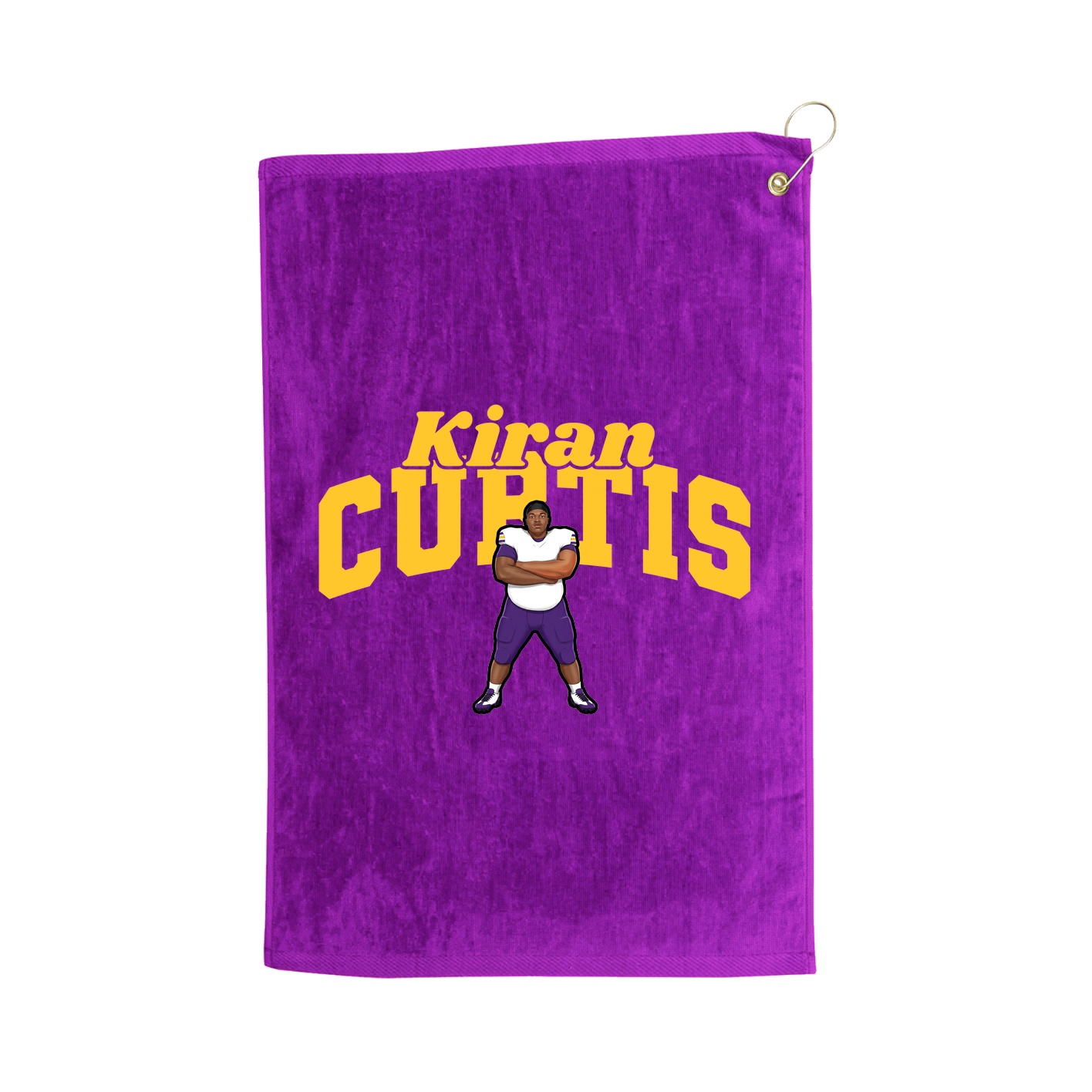 Golf Towel — Signature Arch in Purple