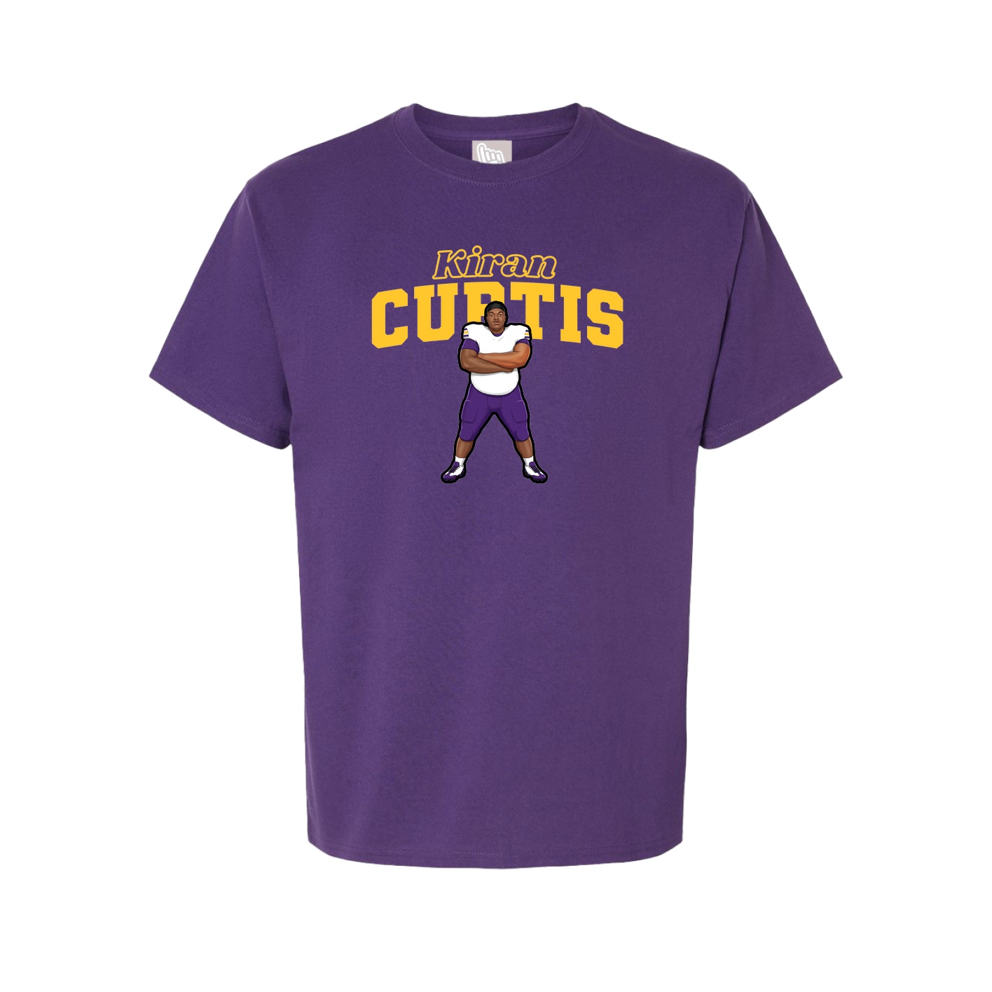 Tee — Name Arch in Purple