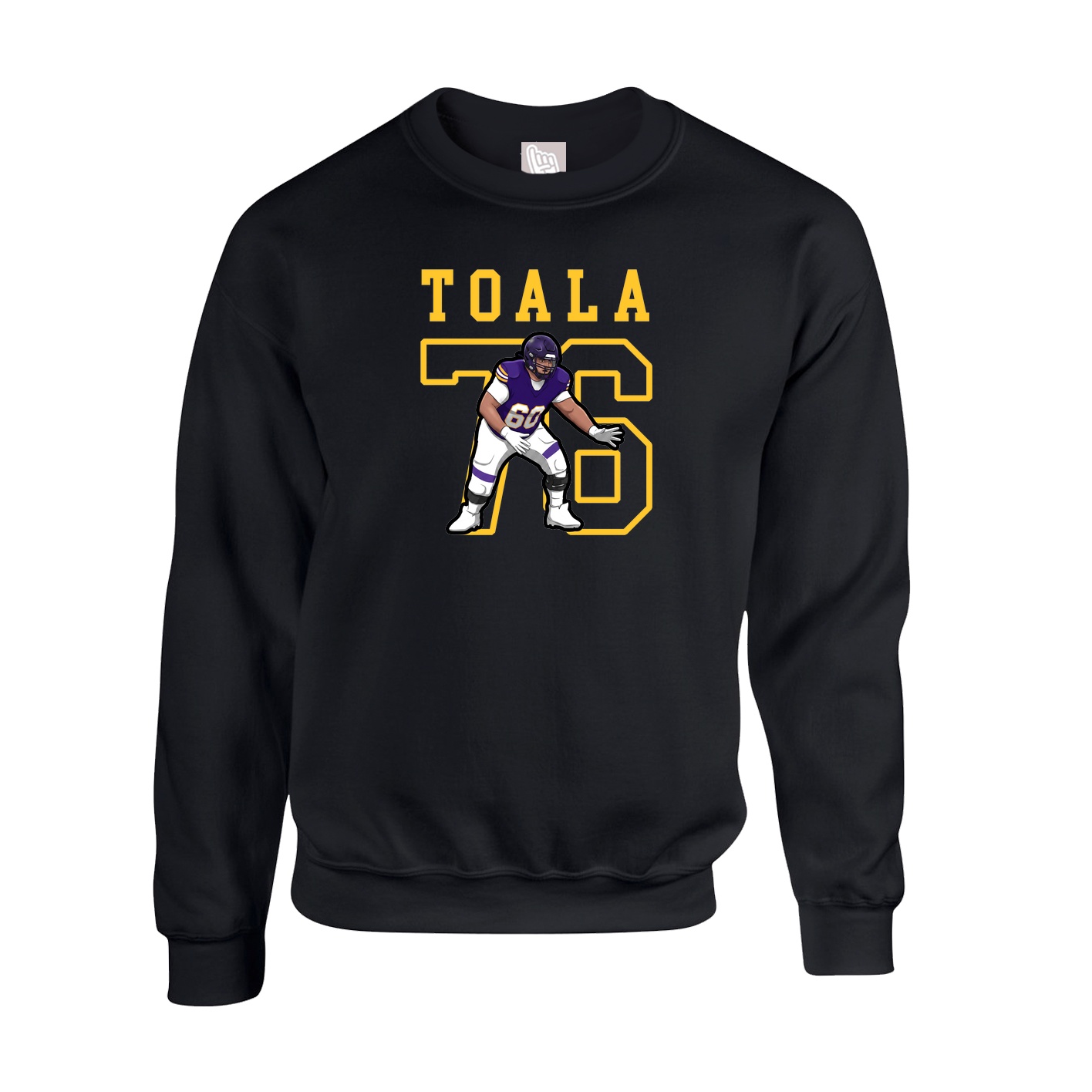 Fleece Crew — Shirsey in Black