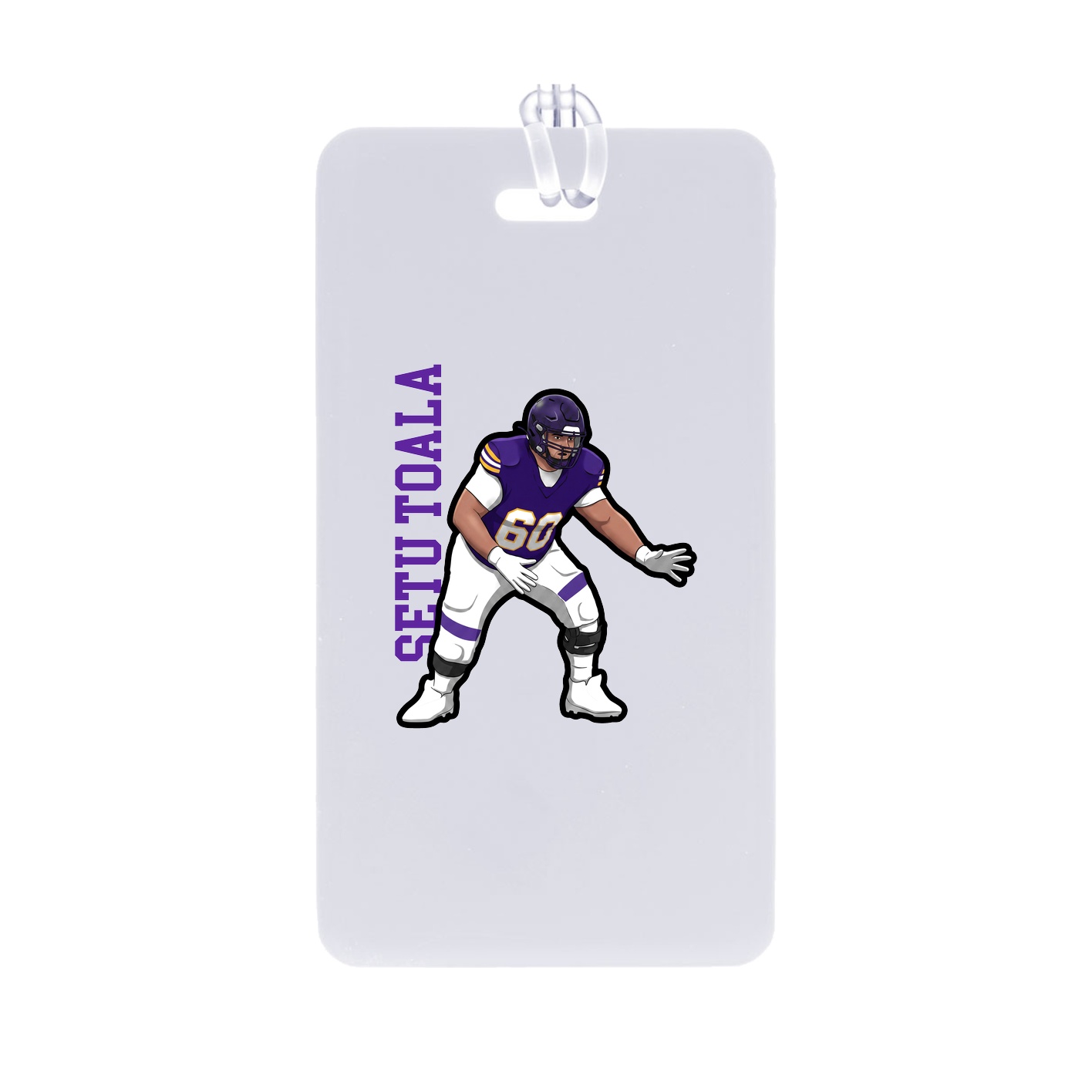 Bag Tag — Name Vertical in Classic
