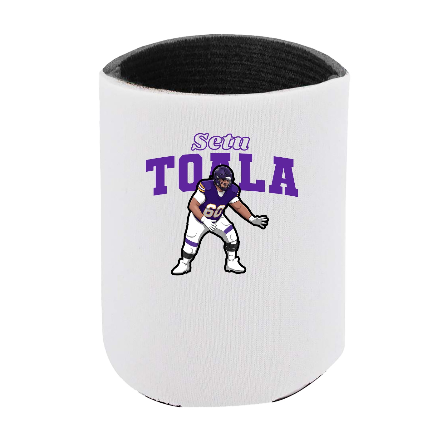 Can Holder — Name Arch in White