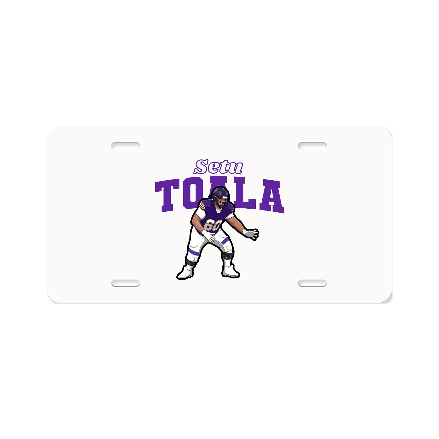 License Plate — Name Arch in Classic