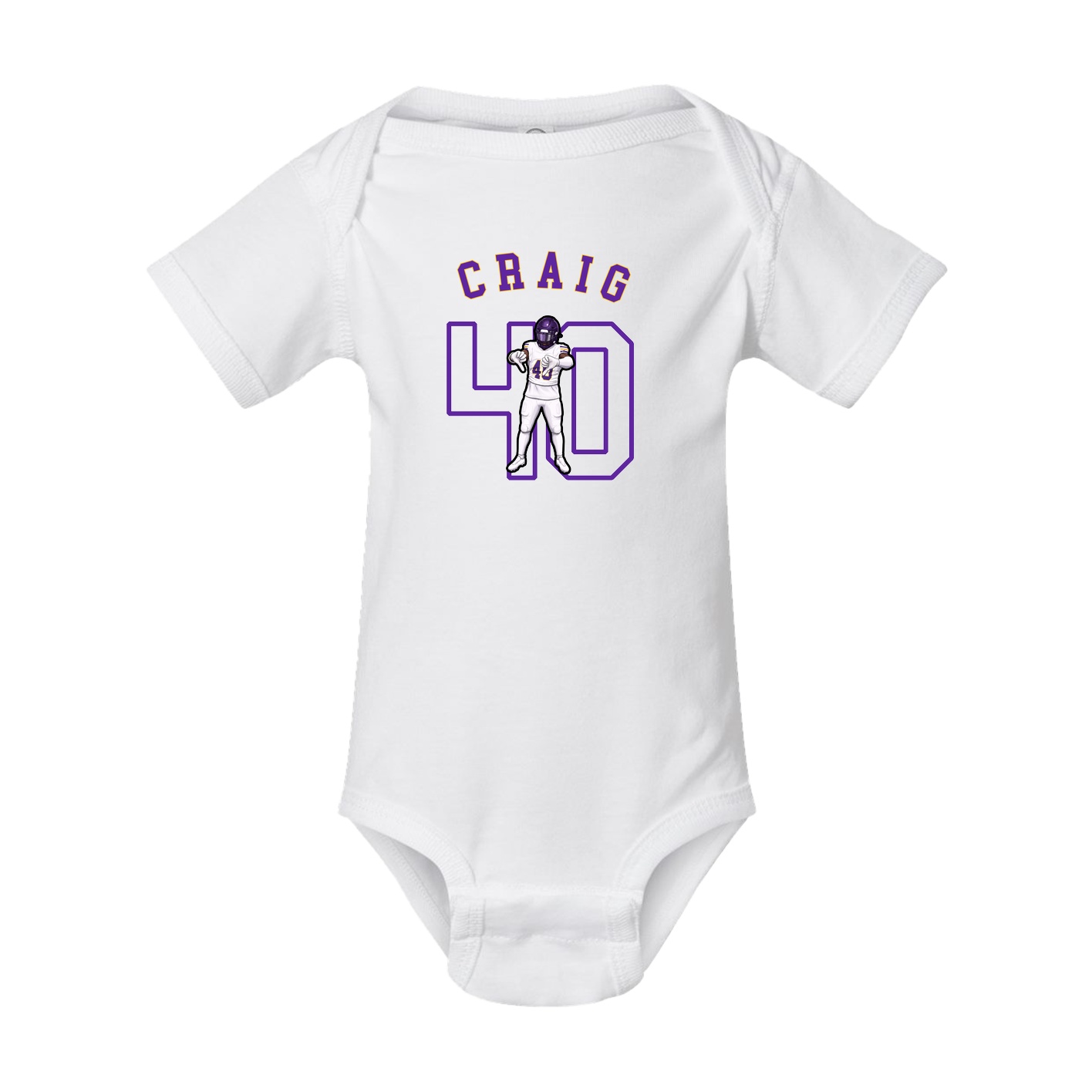 Baby Onesie — Shirsey Arch in White