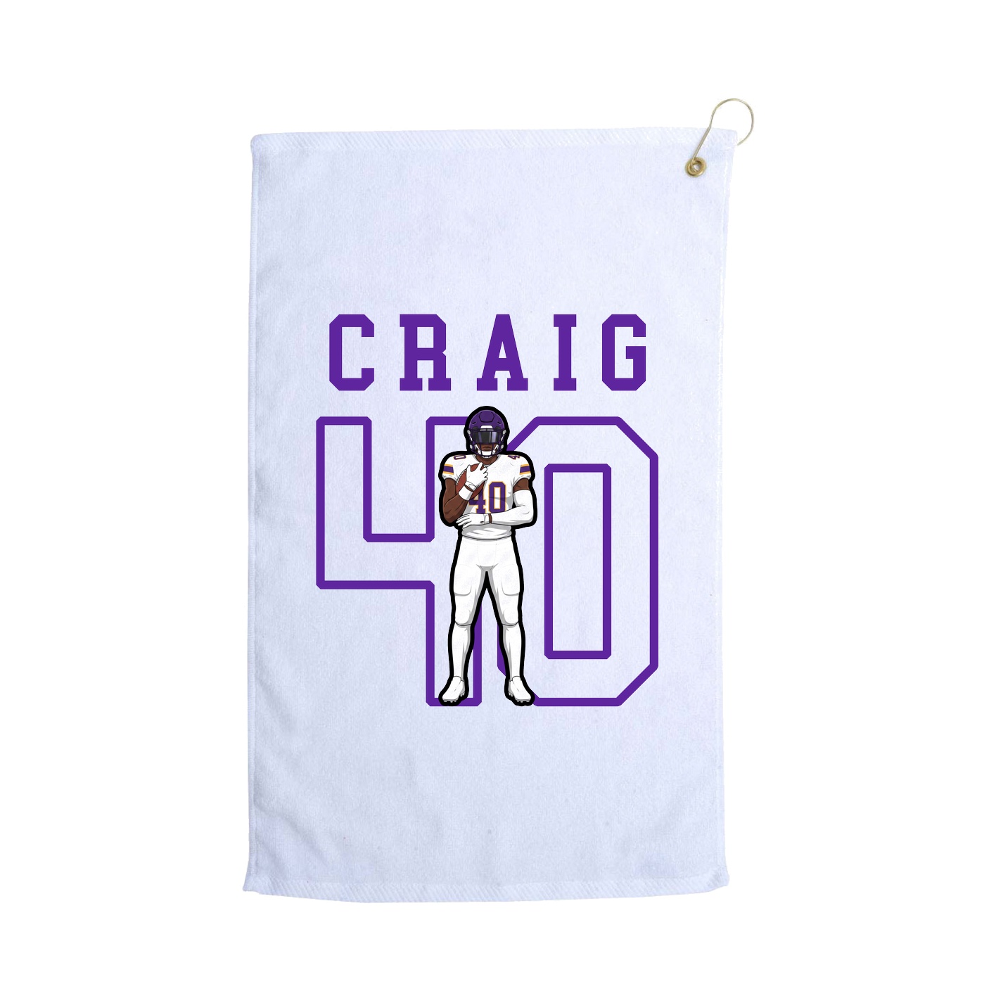 Golf Towel — Shirsey in White