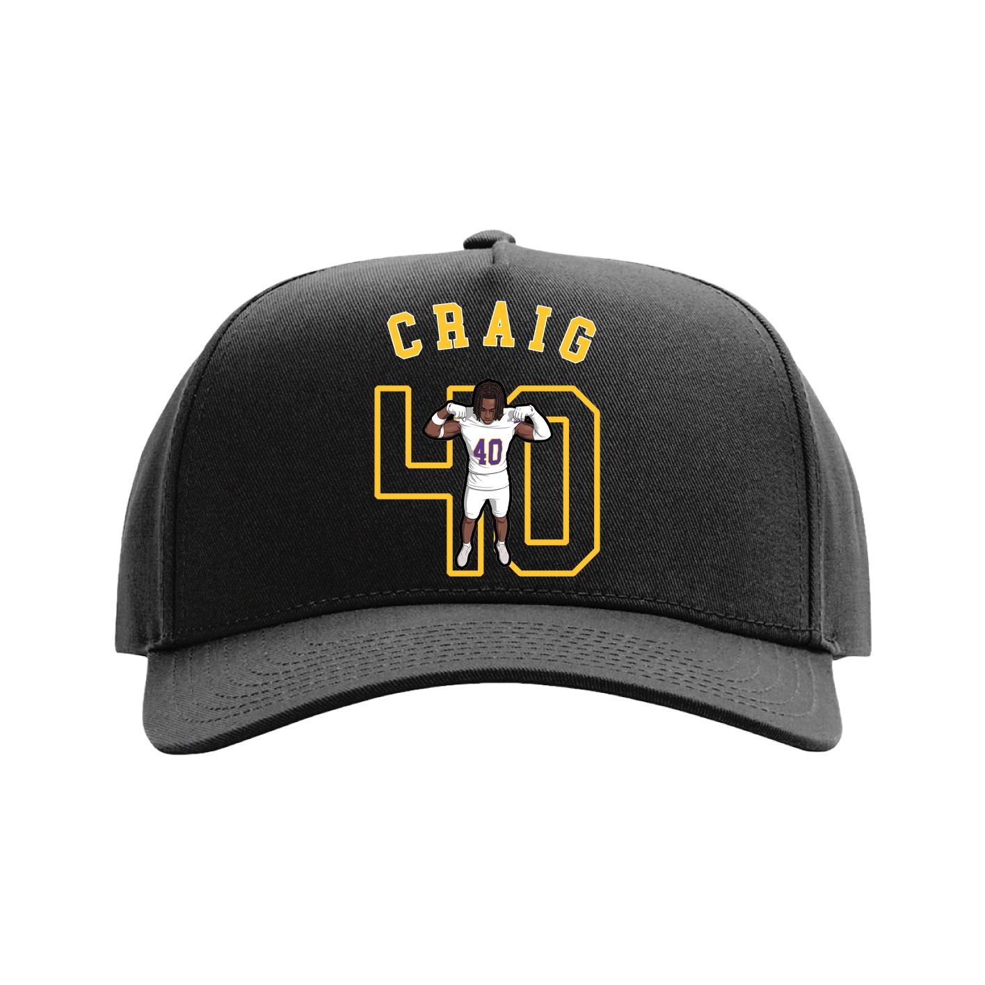 Full Fabric Five-Panel Champ Cap