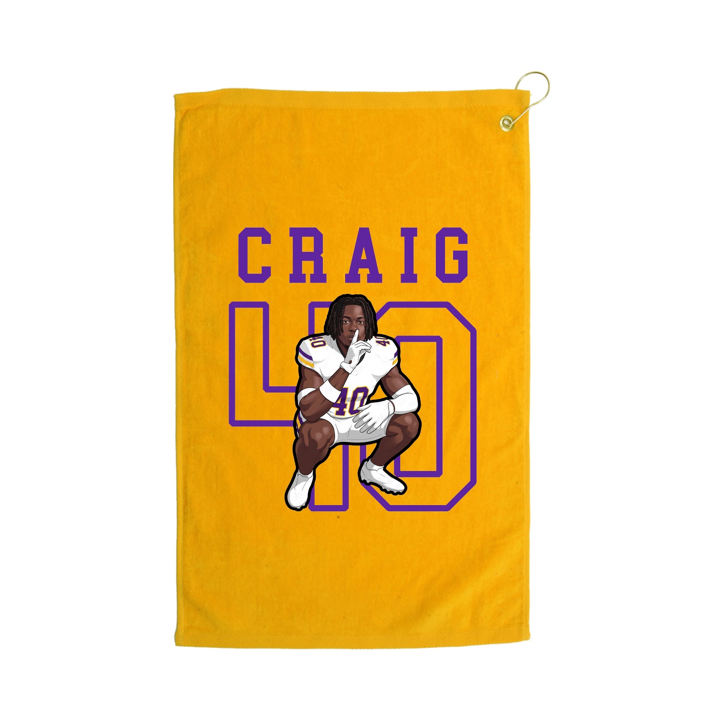 Golf Towel — Shirsey in Gold
