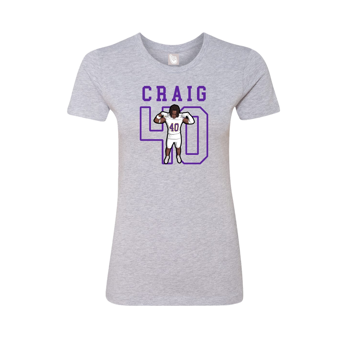 Fitted Women's Tee — Shirsey in Grey