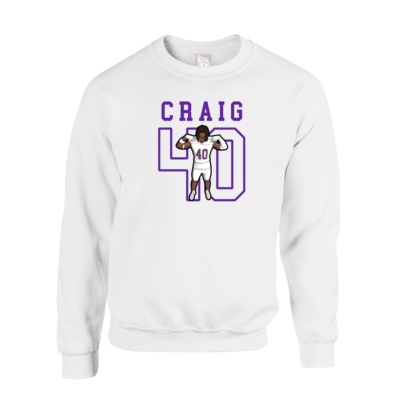 Fleece Crew — Shirsey in White