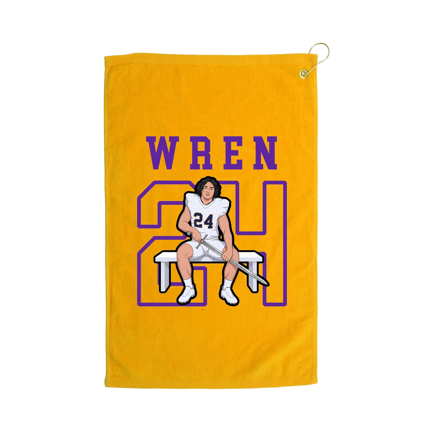 Golf Towel — Shirsey in Gold