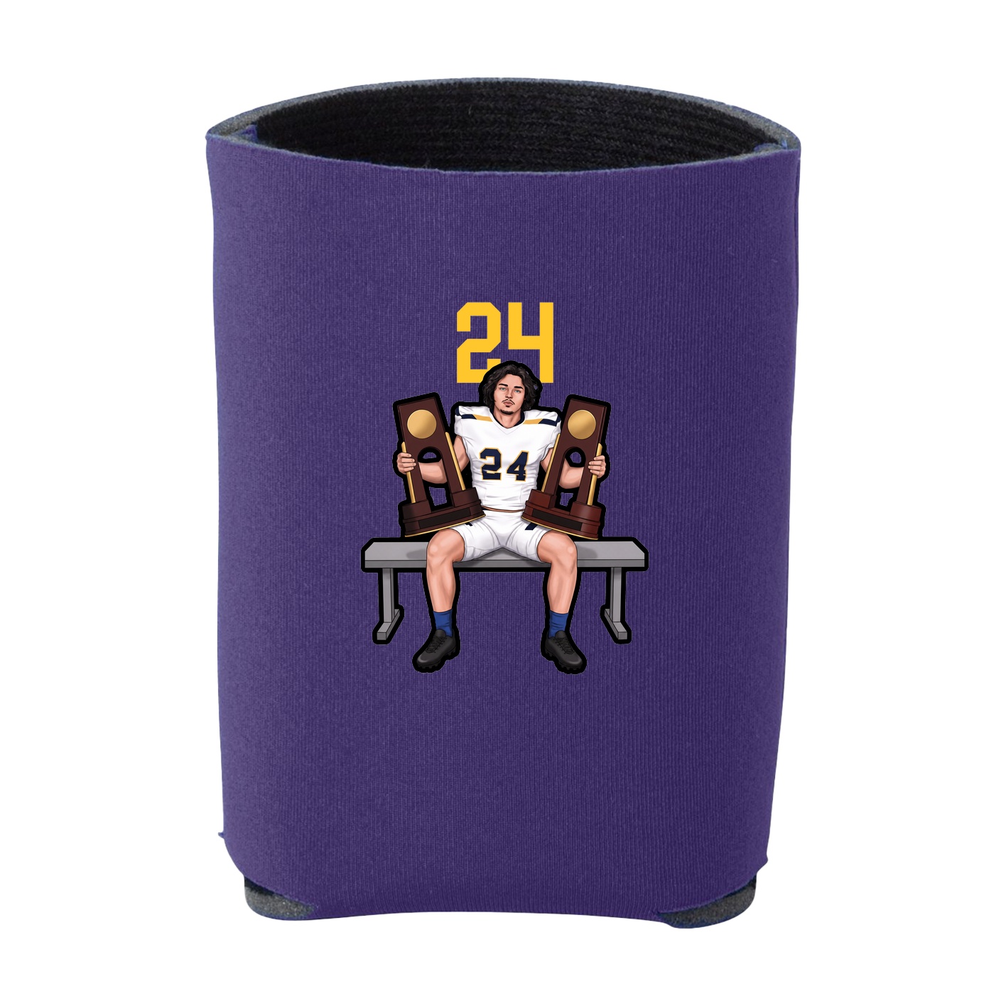 Can Holder — Number Top in Purple