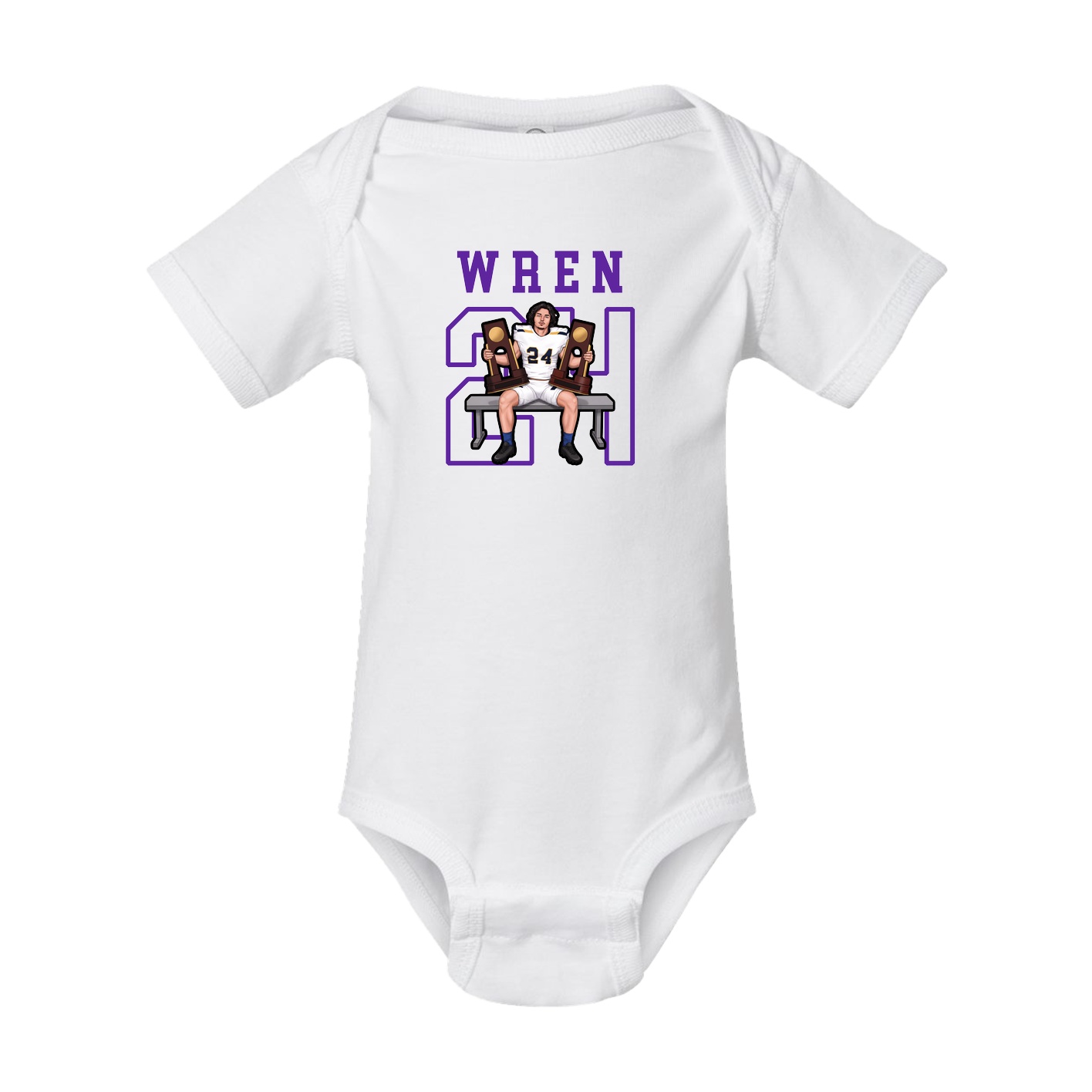 Baby Onesie — Shirsey in White
